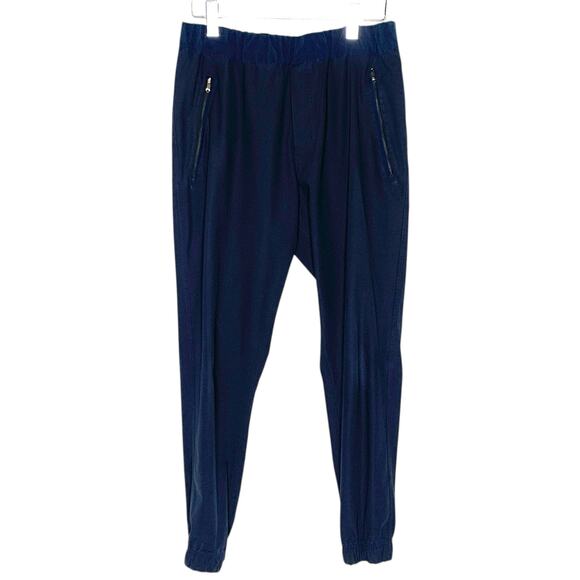 Lululemon L Mens Warpcity Jogger Pants Nautical Navy Gym Athleisure - Picture 1 of 11
